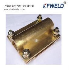 الصين Ground Tape to Cable Cross Square Clamp, Copper material, Good electric conduction المزود