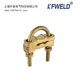 Earth Rod Ground Clamp, Copper material, Ground cable clamp, Good electric conduction المزود