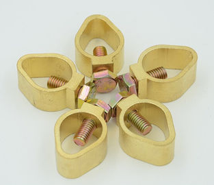 Type G Rod to Cable Clamp, Copper material, Ground cable clamp, Good electric conduction المزود