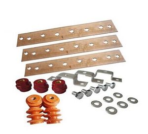 Electrical System Copper Ground Busbar,  copper busbar, electric busbar system المزود